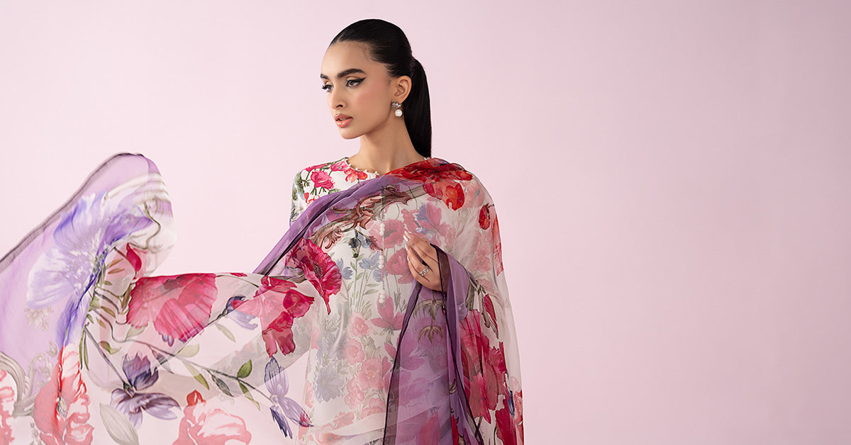 3 Piece Embroidered Lawn Suit