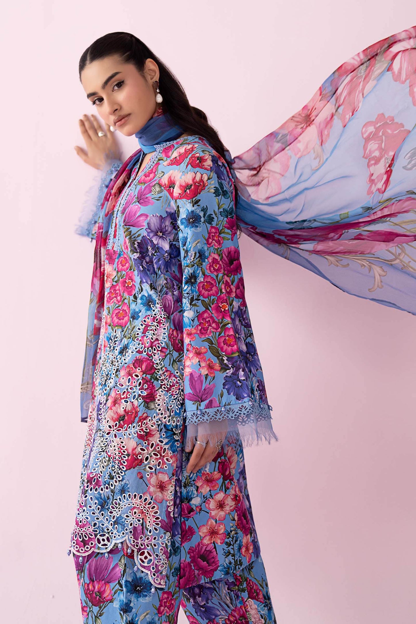 3 Piece Embroidered Lawn Suit