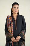 3 Piece Printed Linen Suit | MPS-2402-B