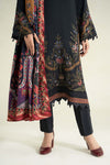 3 Piece Printed Linen Suit | MPS-2402-B