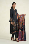 3 Piece Printed Linen Suit | MPS-2402-B