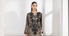 3 Piece Embroidered Linen Suit