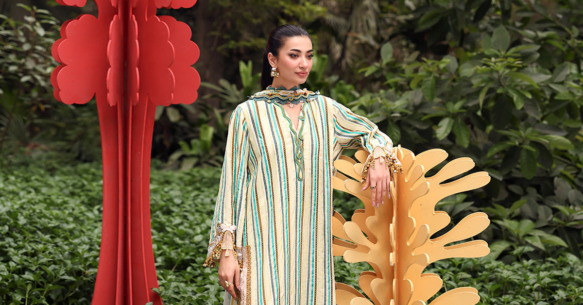 3 Piece Unstitched Embroidered Jacquard Suit