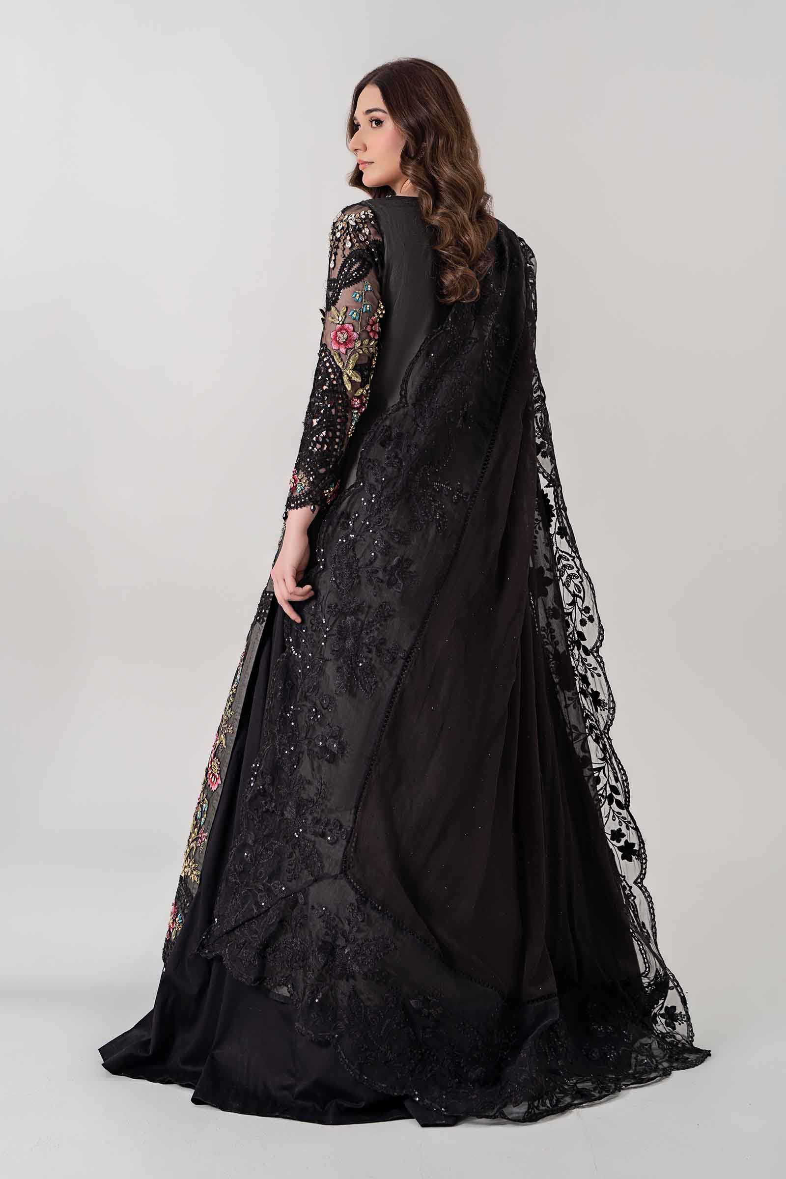 3 Piece Embroidered Organza Suit | BDS-2802