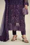 3 Piece Embroidered Chiffon Suit | MCS-24-102
