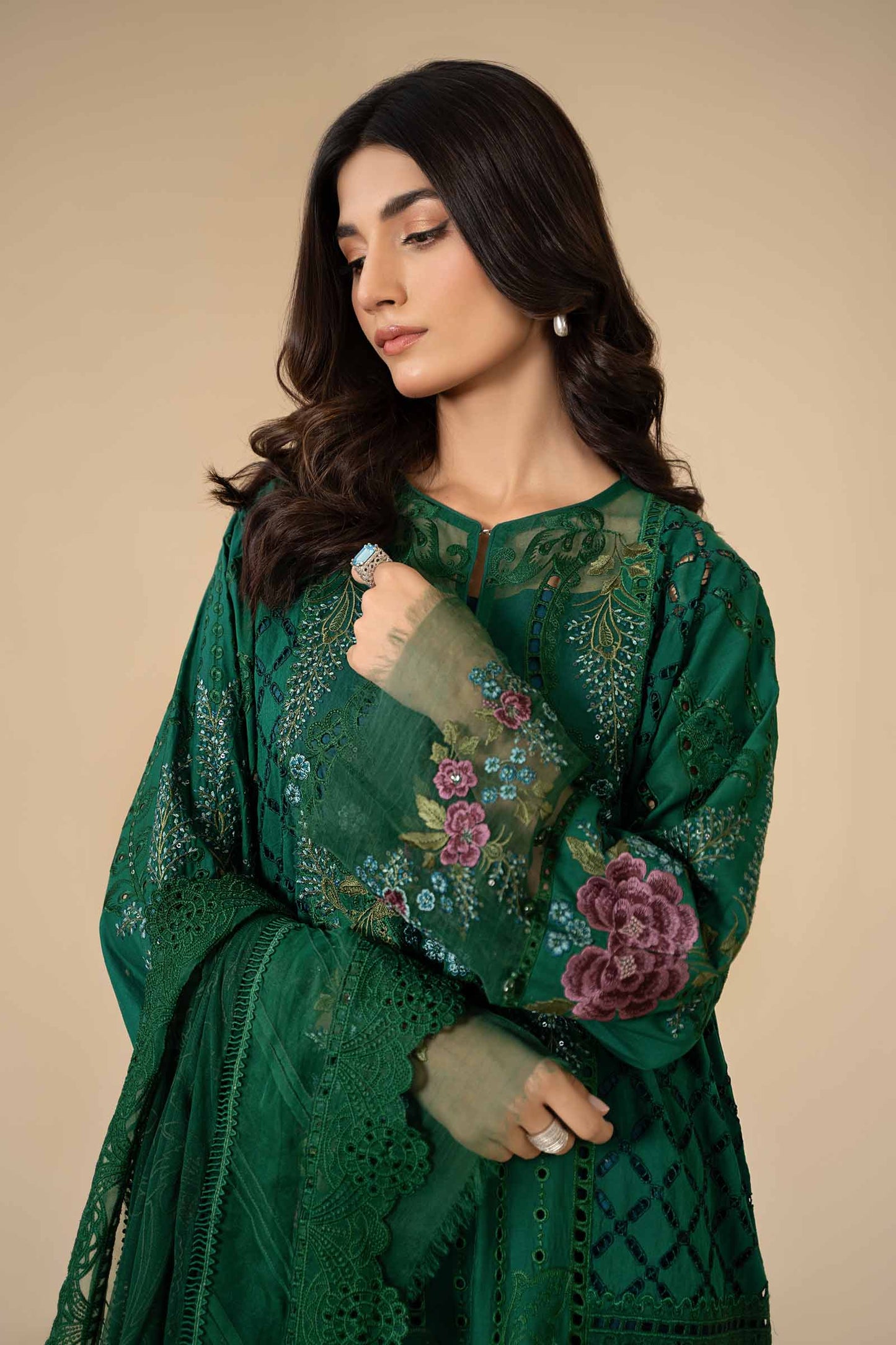 3 Piece Embroidered Lawn Suit | ELS-24-02
