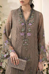 3 Piece Embroidered Chiffon Suit