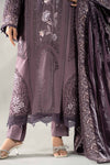 3 Piece Embroidered Linen Suit | DLS-1202