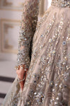 3 Piece Unstitched Embroidered Net Suit | BD-3002
