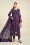 3 Piece Embroidered Chiffon Suit | MCS-24-102
