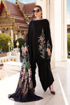 3 Piece Unstitched Embroidered Twill Linen Suit