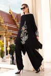 3 Piece Unstitched Embroidered Twill Linen Suit