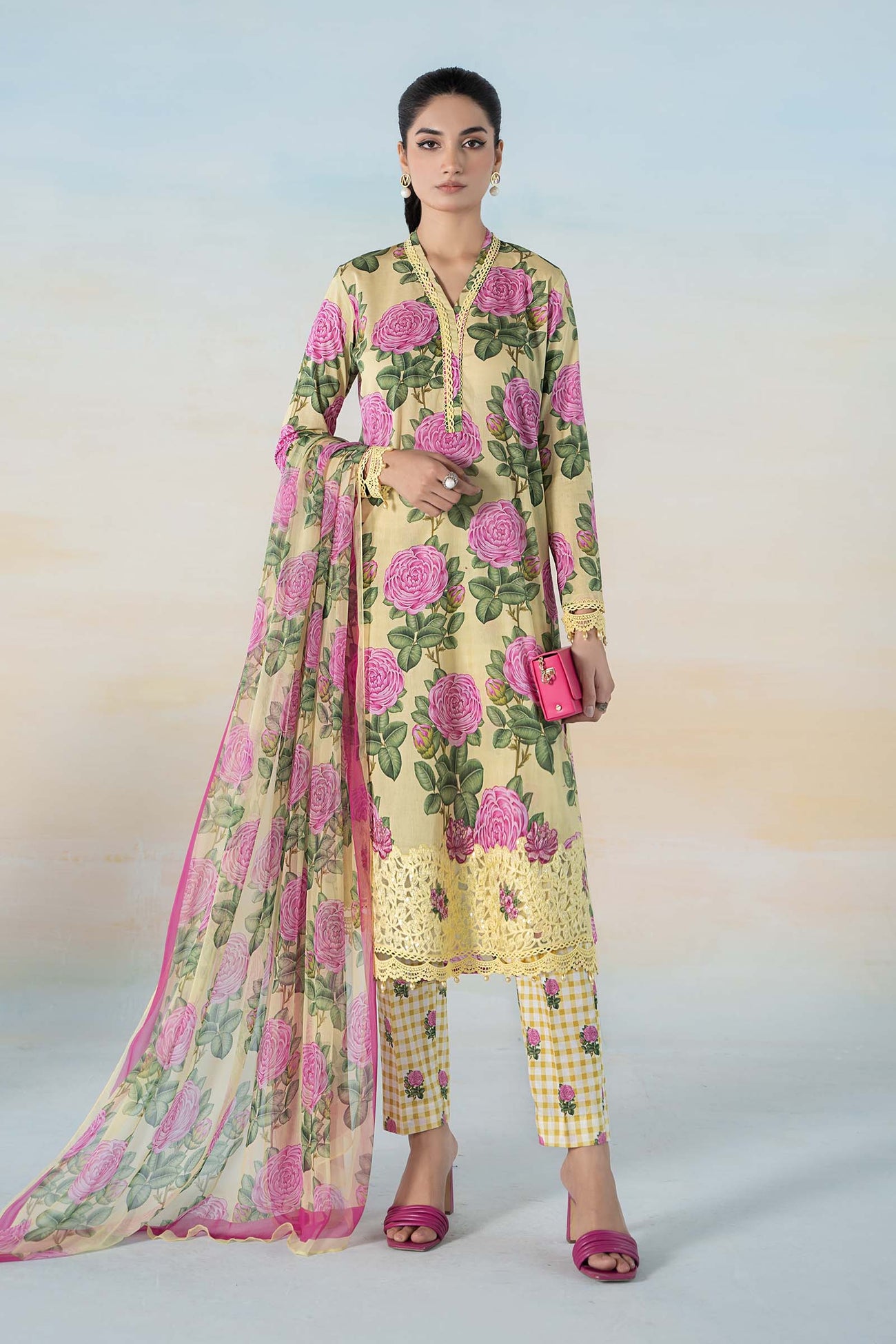3 PIECE PRINTED LAWN SUIT