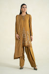 3 Piece Printed Linen Suit | MPS-2403-A
