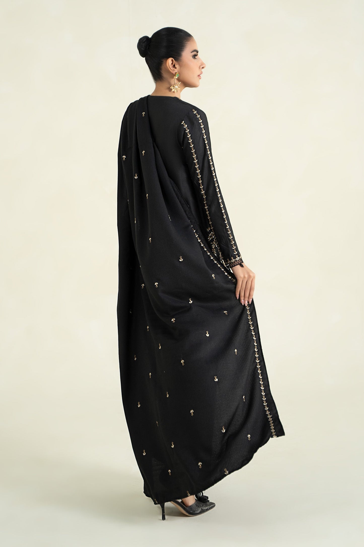 3 Piece Printed Linen Suit | MPS-2403-B