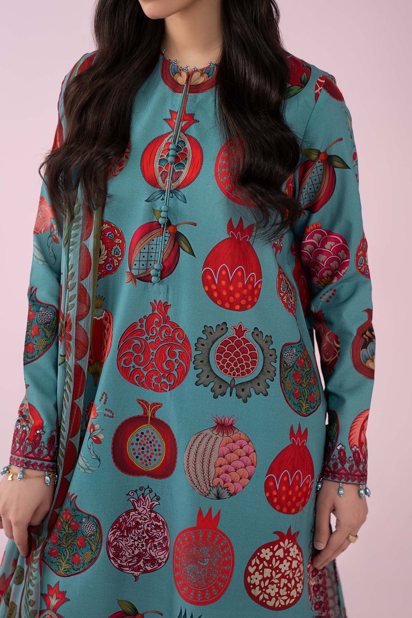 3 Piece Embroidered Lawn Suit