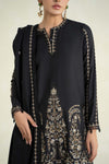 3 Piece Printed Linen Suit | MPS-2403-B