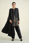 3 Piece Printed Linen Suit | MPS-2403-B