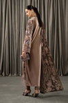 3 Piece Embroidered Velvet Suit
