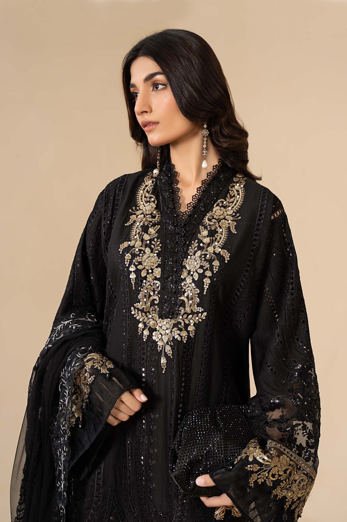 3 Piece Embroidered Lawn Suit | ELS-24-03