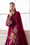 3 Piece Unstitched Embroidered Chiffon Suit | BD-3003