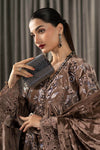 3 Piece Embroidered Velvet Suit