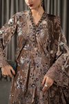 3 Piece Embroidered Velvet Suit
