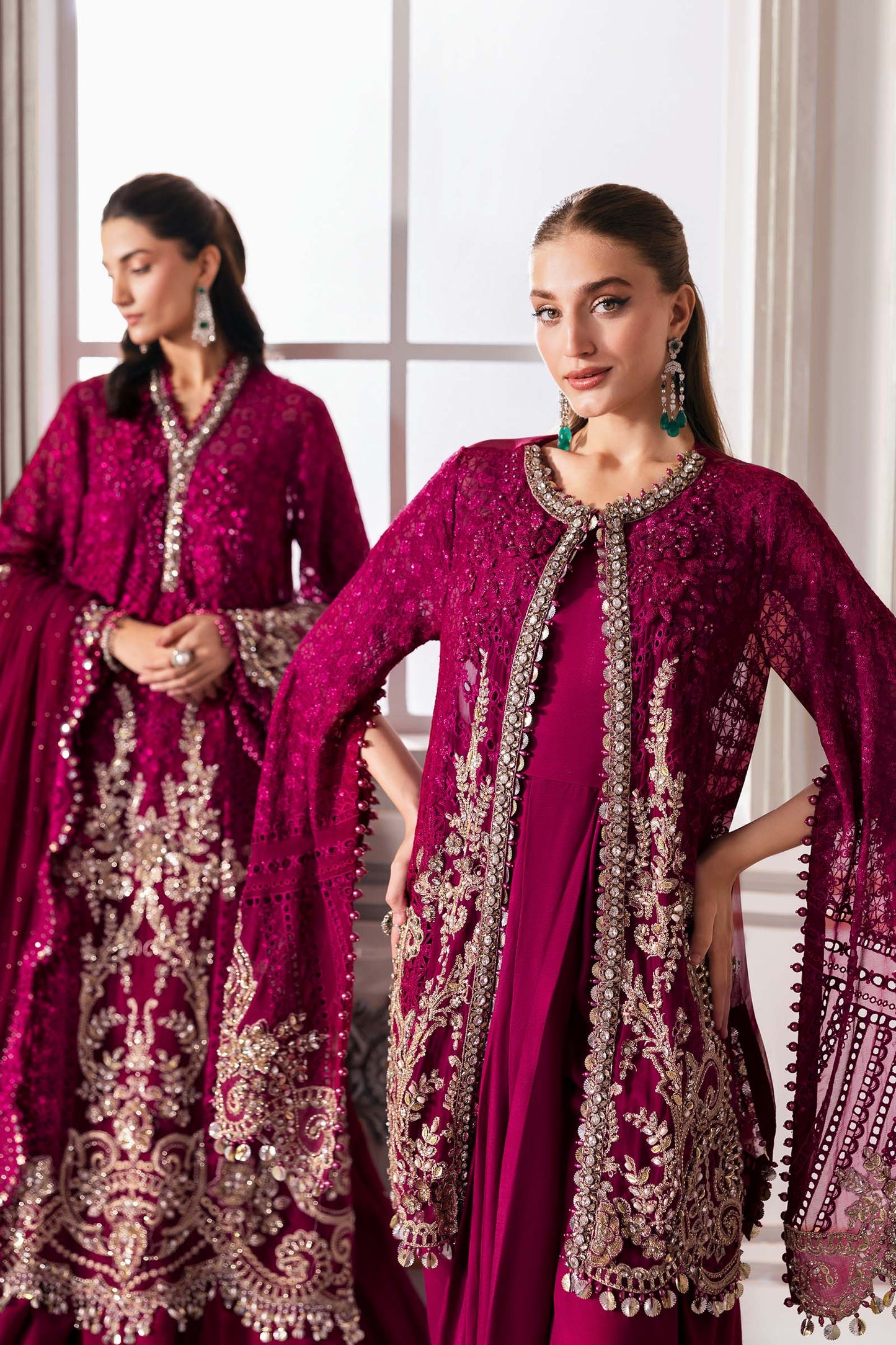 3 Piece Unstitched Embroidered Chiffon Suit | BD-3003
