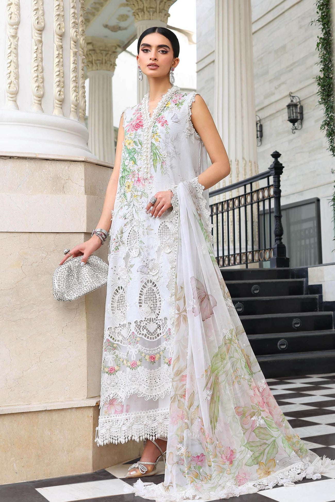 Unstitched Luxury Lawn Collection 2025 Maria.B. Designs (AE) Unstitched Luxury Lawn Collection 2025 Maria.B. Designs (AE)