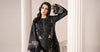 3 Piece Embroidered Paper Cotton Suit | ELS-25-03