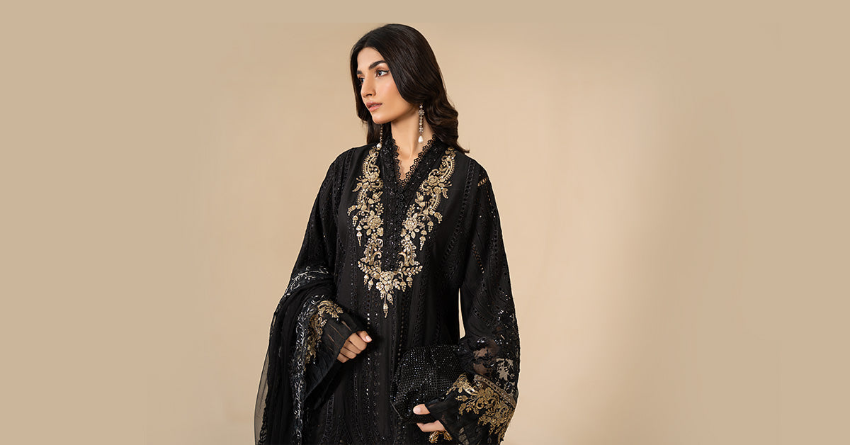 3 Piece Embroidered Lawn Suit | ELS-24-03