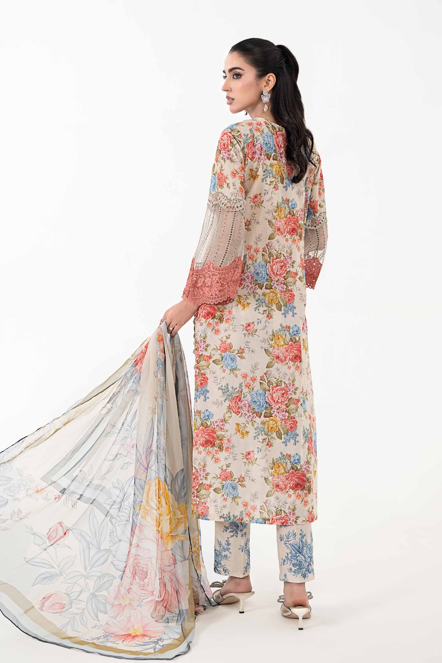 3 Piece Printed Lawn Suit | MPS-2204-A