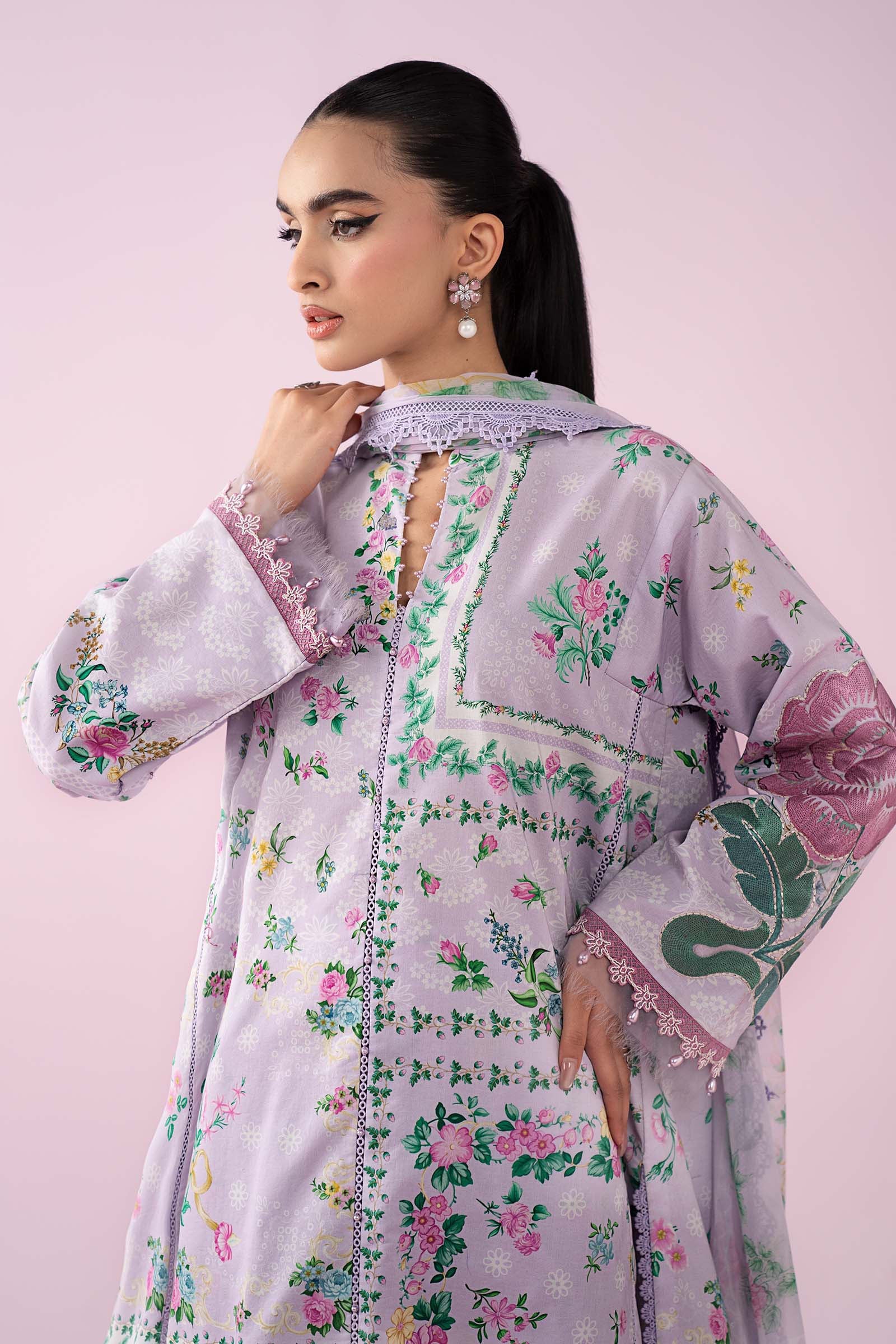 3 Piece Embroidered Lawn Suit