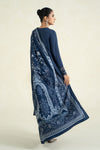 3 Piece Printed Linen Suit | MPS-2404-B