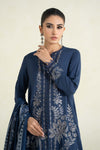3 Piece Printed Linen Suit | MPS-2404-B