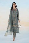 3 PIECE PRINTED LAWN SUIT | MPS-2104-B