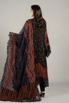 3 Piece Embroidered Woven Suit | DLS-1204