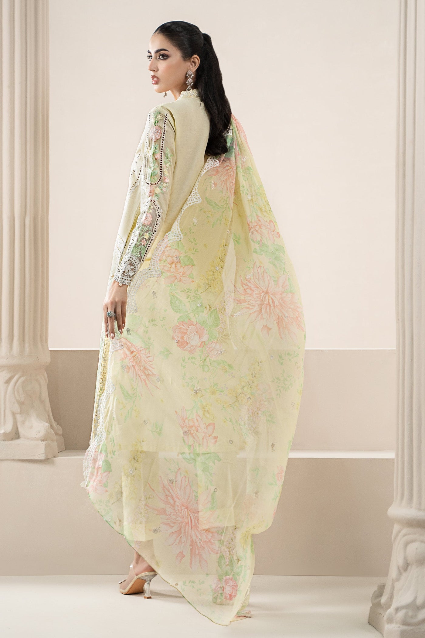 3 Piece Embroidered Lawn Suit | ELS-25-04
