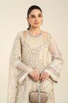 3 Piece Embroidered Chiffon Suit | MCS-24-104