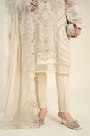 3 Piece Embroidered Chiffon Suit | MCS-24-104