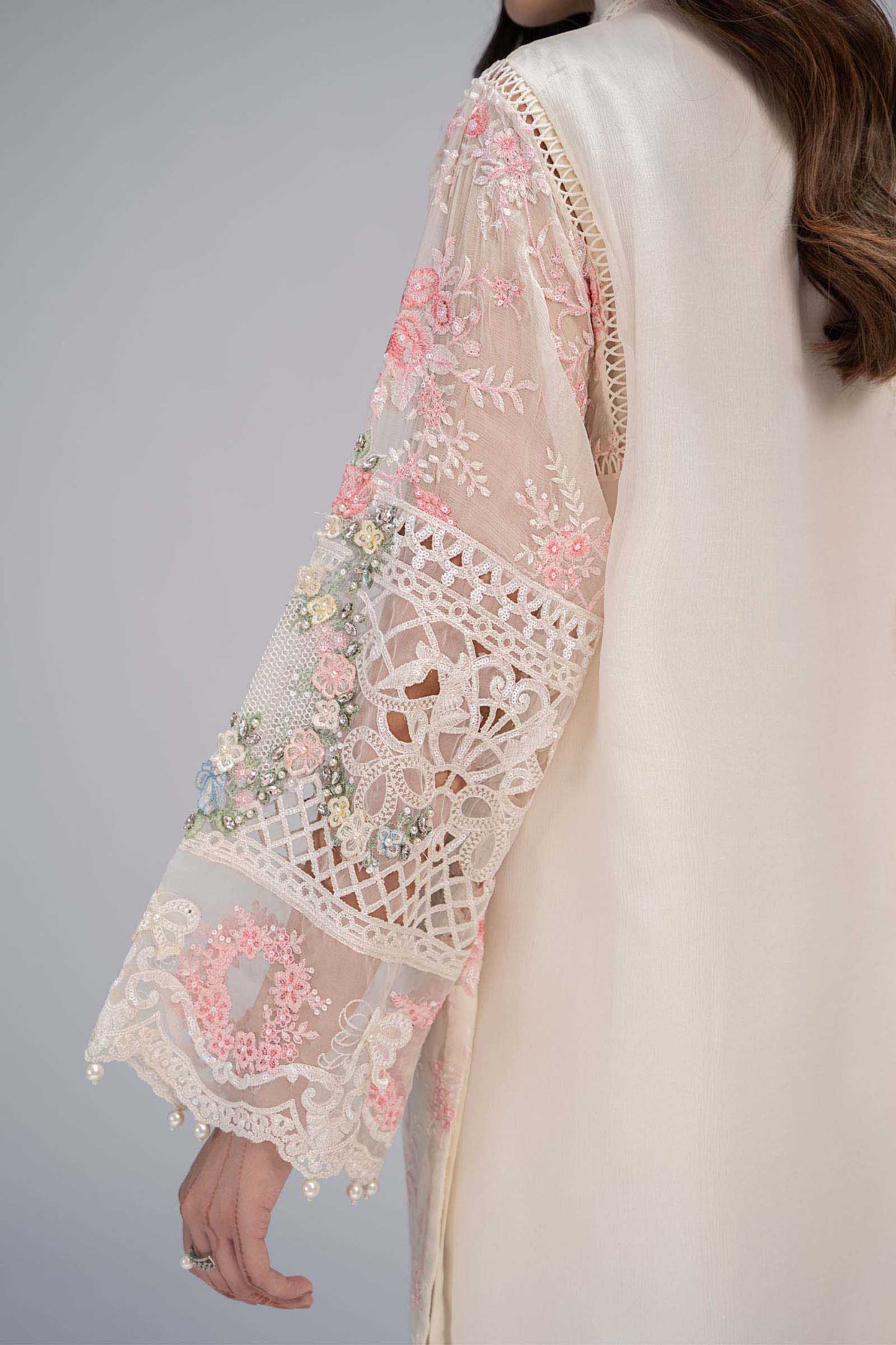 Suit Off White and Pastels BDS-2604