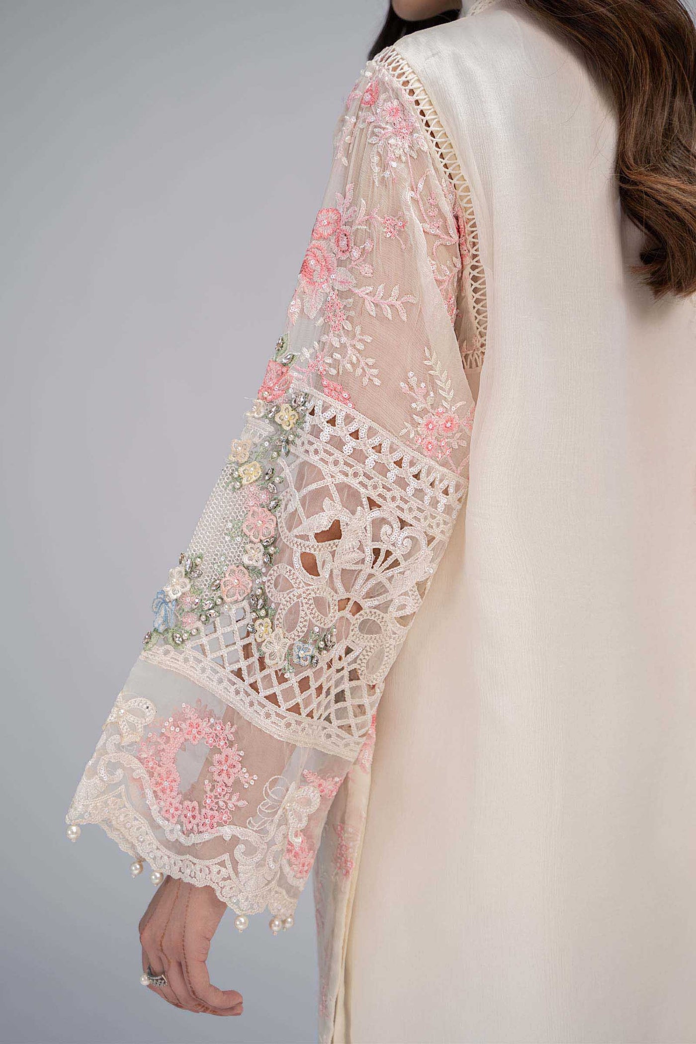 Suit Off White and Pastels BDS-2604
