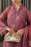 3 Piece Embroidered Organza Suit