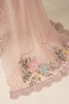 3 Piece Embroidered Chiffon Suit