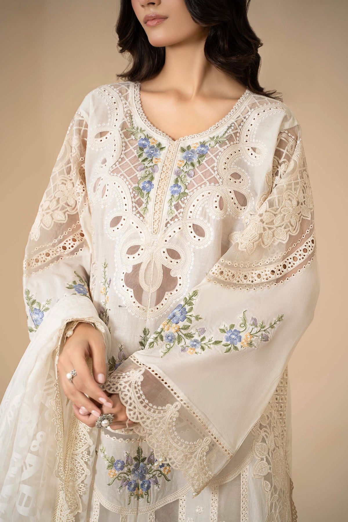 ELS Classic Pattern Embroidered Shirt - Green - Fuquay-Varina main image 1