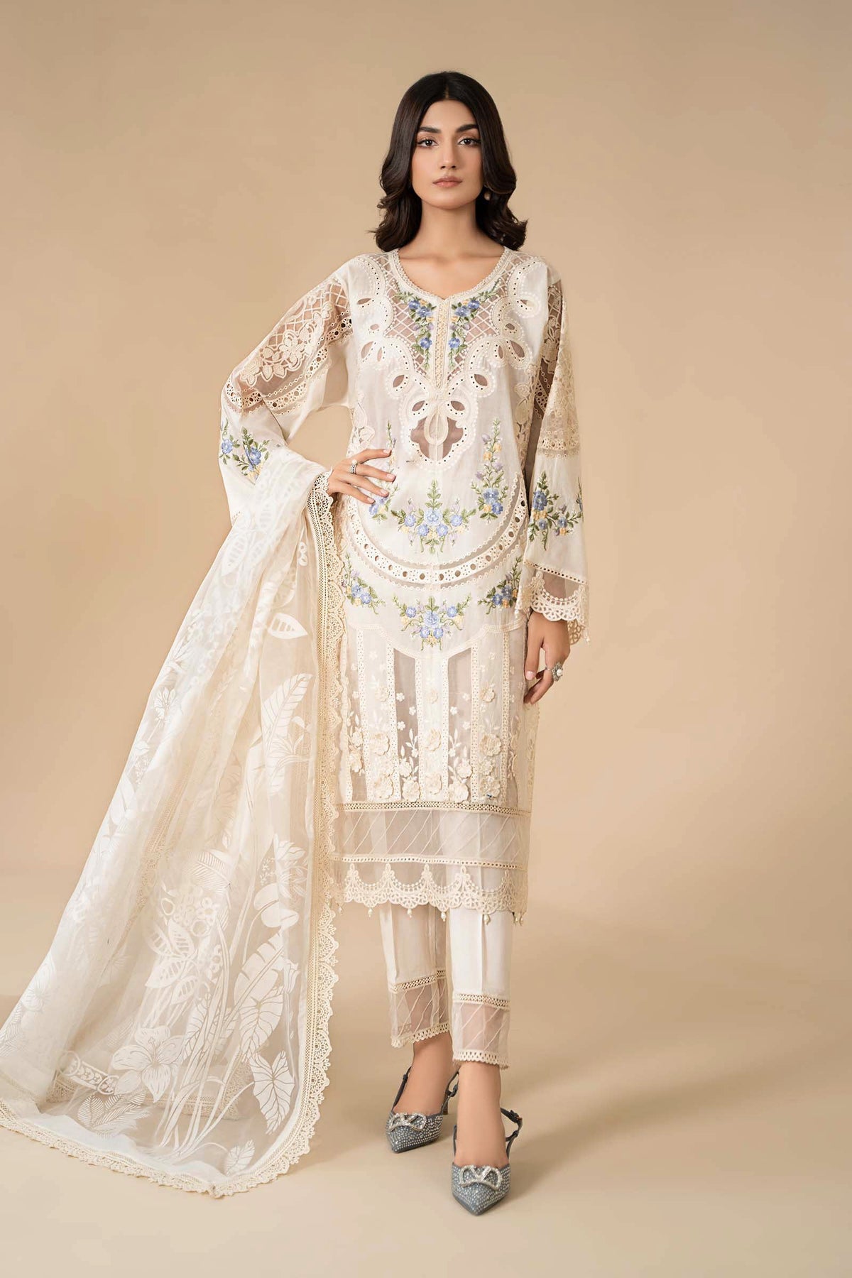 ELS Classic Pattern Embroidered Shirt - Green - Fuquay-Varina