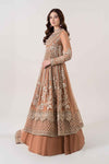 3 Piece Embroidered Net Suit | BDS-2804