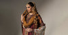 3 Piece Embroidered Raw Silk Suit