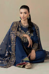 3 Piece Embroidered Cotton Satin Suit | CSS-804