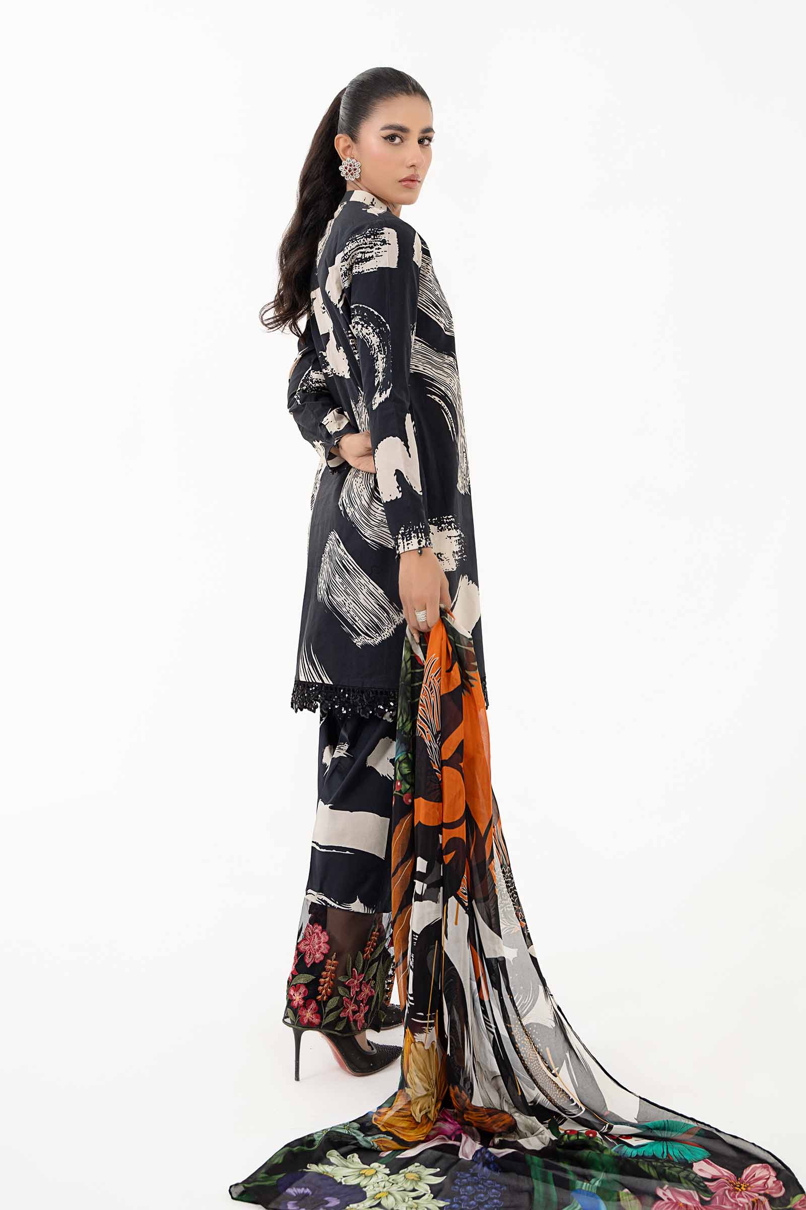 3 Piece Printed Lawn Suit | MPS-2205-A